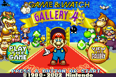 Game & Watch Gallery Advance screenshot 3 for GameBoy Advance